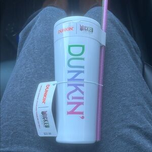 Dunkin' wicked for good stainless steel tumbler